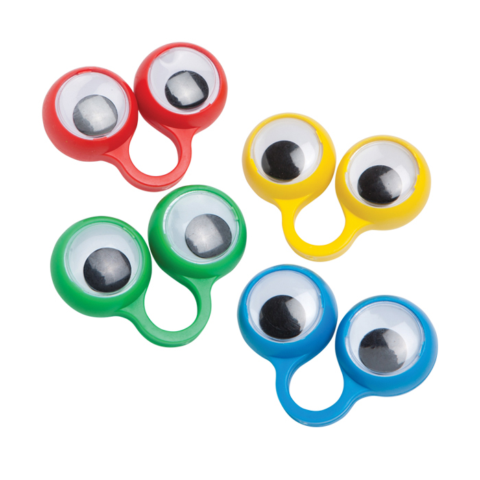 アイケア goo Googly Eye Rings - 48 assorted/pk (27708)